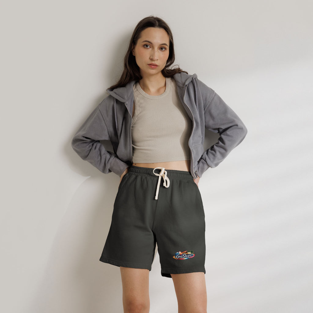 GNZ Unisex Garment-Dyed Lightweight Fleece Sweat Shorts