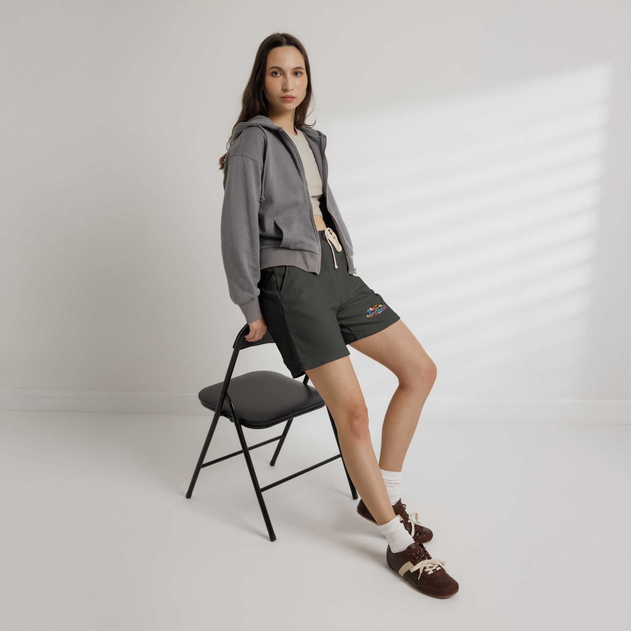 GNZ Unisex Garment-Dyed Lightweight Fleece Sweat Shorts