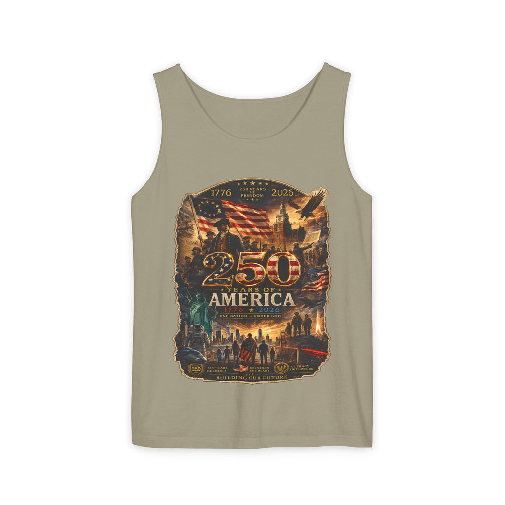 250 PREMIUM Unisex Garment-Dyed Tank Top