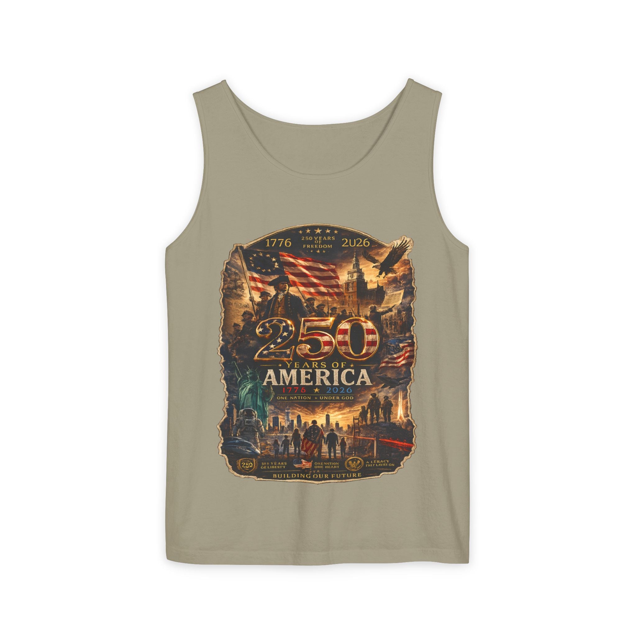 250 PREMIUM Unisex Garment-Dyed Tank Top