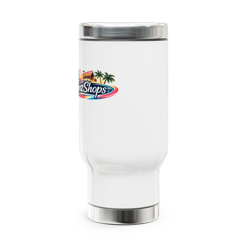 GNZ Stainless Steel Travel Mug with Handle, 14oz
