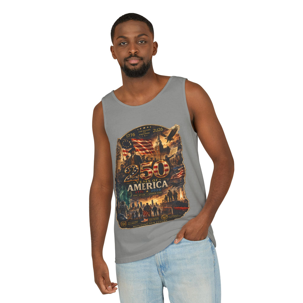 250 PREMIUM Unisex Garment-Dyed Tank Top