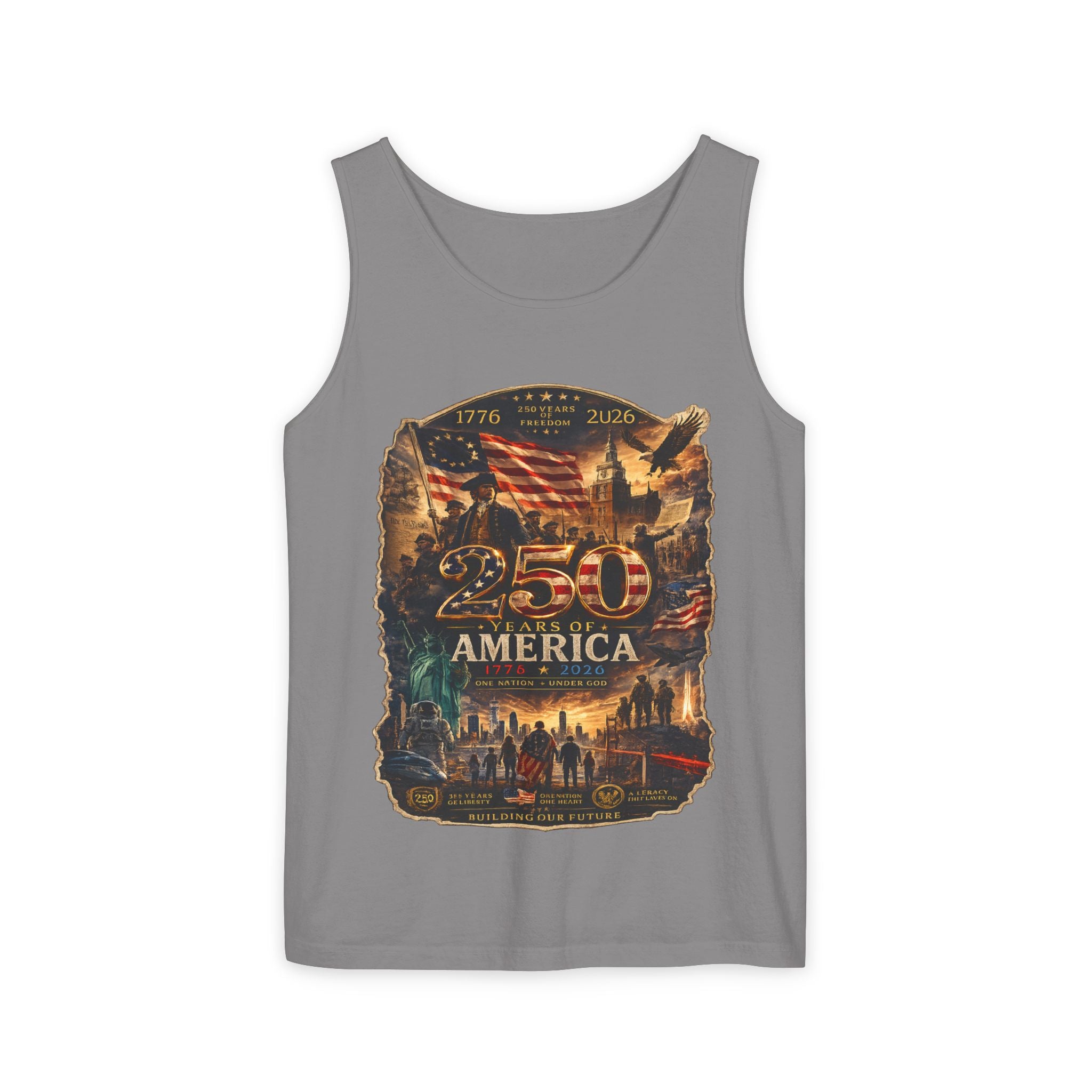 250 PREMIUM Unisex Garment-Dyed Tank Top