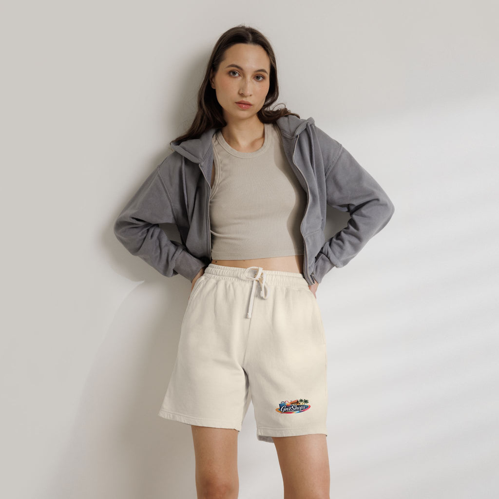 GNZ Unisex Garment-Dyed Lightweight Fleece Sweat Shorts