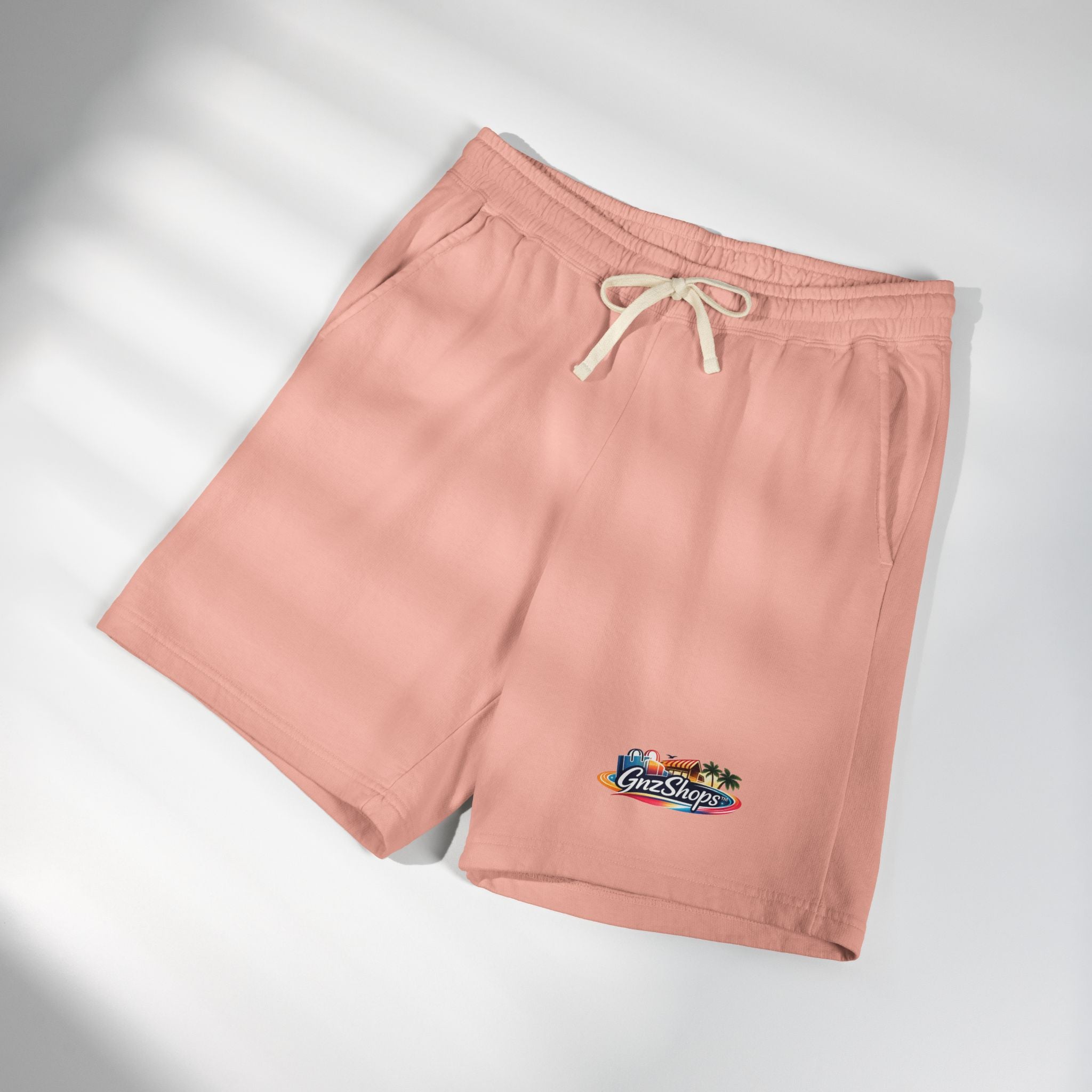 GNZ Unisex Garment-Dyed Lightweight Fleece Sweat Shorts