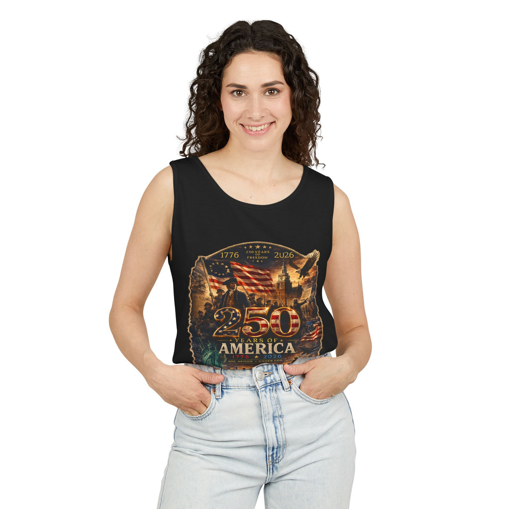 250 PREMIUM Unisex Garment-Dyed Tank Top