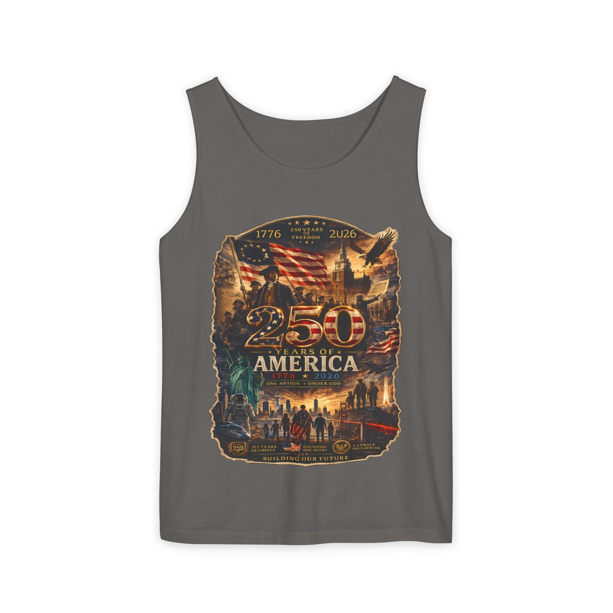 250 PREMIUM Unisex Garment-Dyed Tank Top