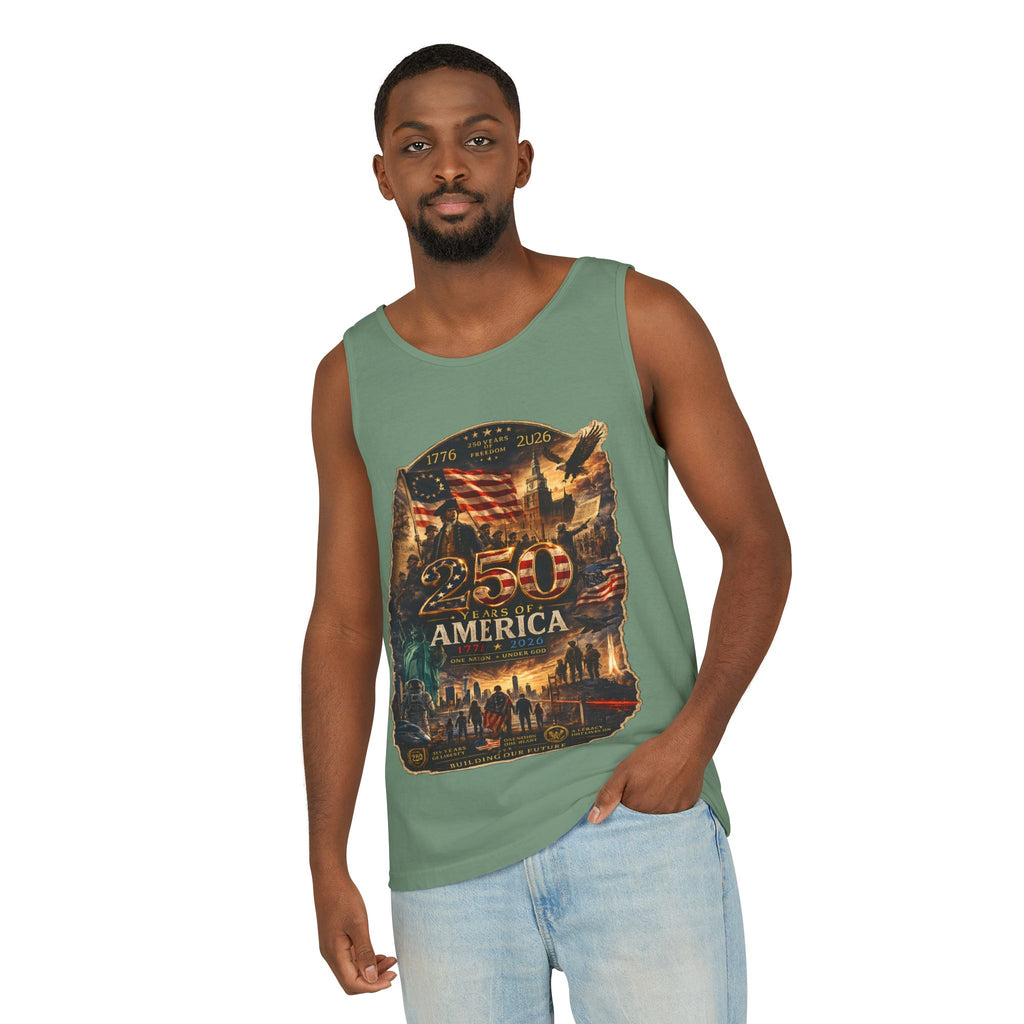 250 PREMIUM Unisex Garment-Dyed Tank Top