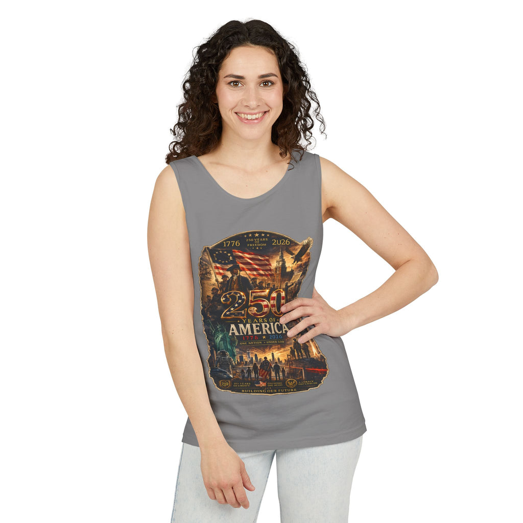 250 PREMIUM Unisex Garment-Dyed Tank Top