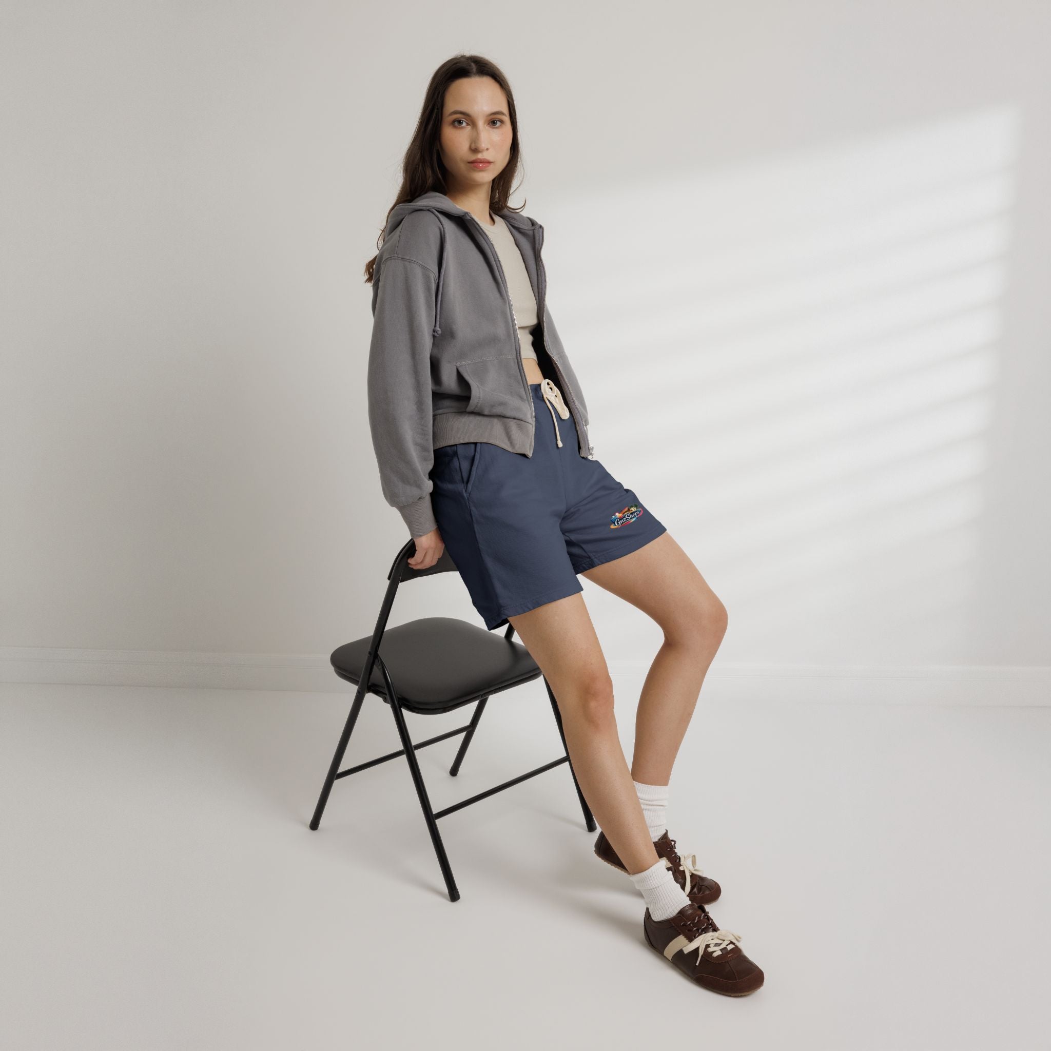GNZ Unisex Garment-Dyed Lightweight Fleece Sweat Shorts