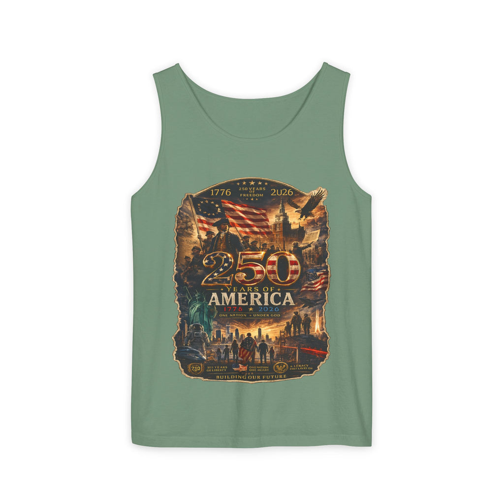 250 PREMIUM Unisex Garment-Dyed Tank Top