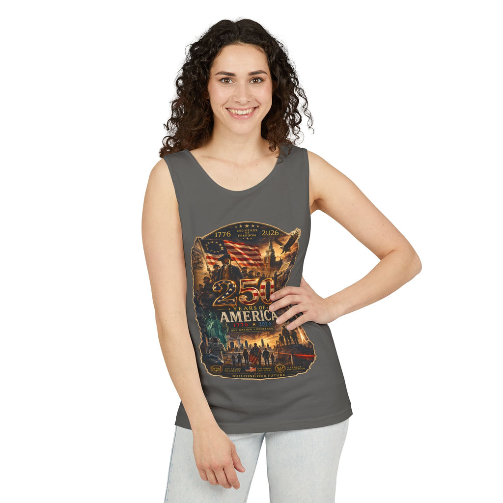 250 PREMIUM Unisex Garment-Dyed Tank Top