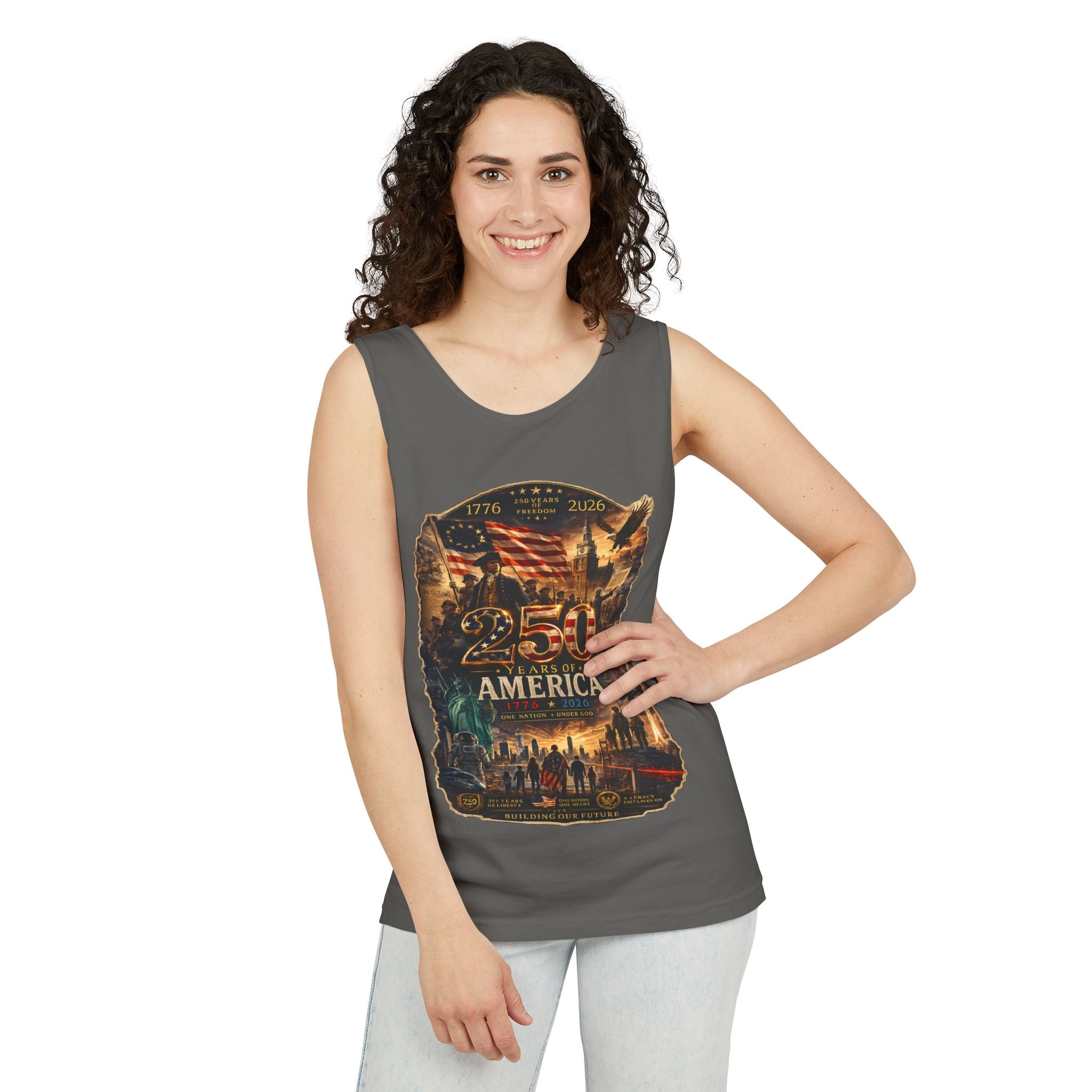 250 PREMIUM Unisex Garment-Dyed Tank Top