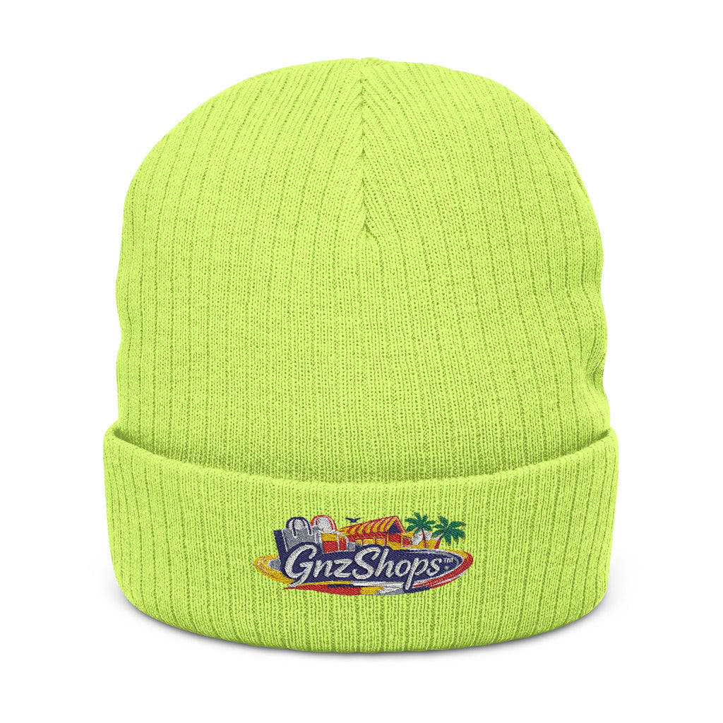 GNZ Ribbed Knit Beanie (Embroidery)