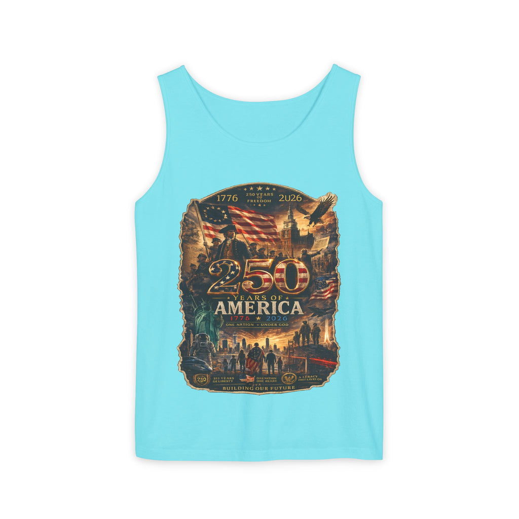 250 PREMIUM Unisex Garment-Dyed Tank Top