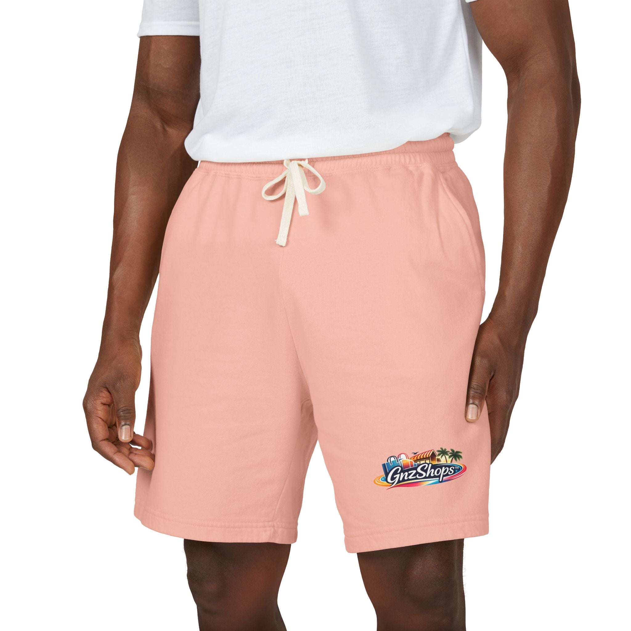 GNZ Unisex Garment-Dyed Lightweight Fleece Sweat Shorts
