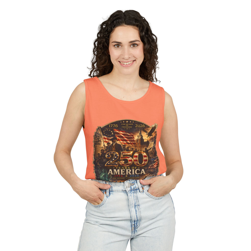 250 PREMIUM Unisex Garment-Dyed Tank Top