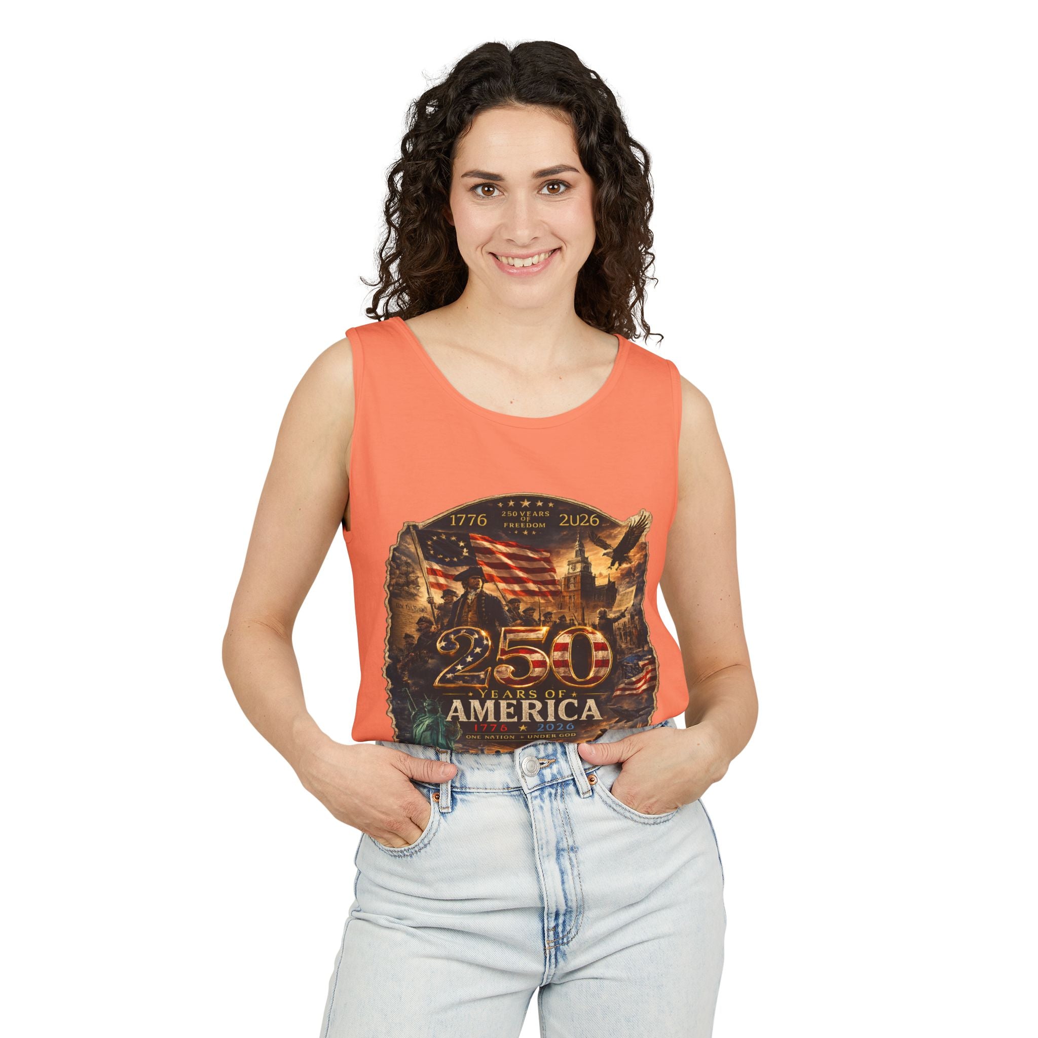 250 PREMIUM Unisex Garment-Dyed Tank Top