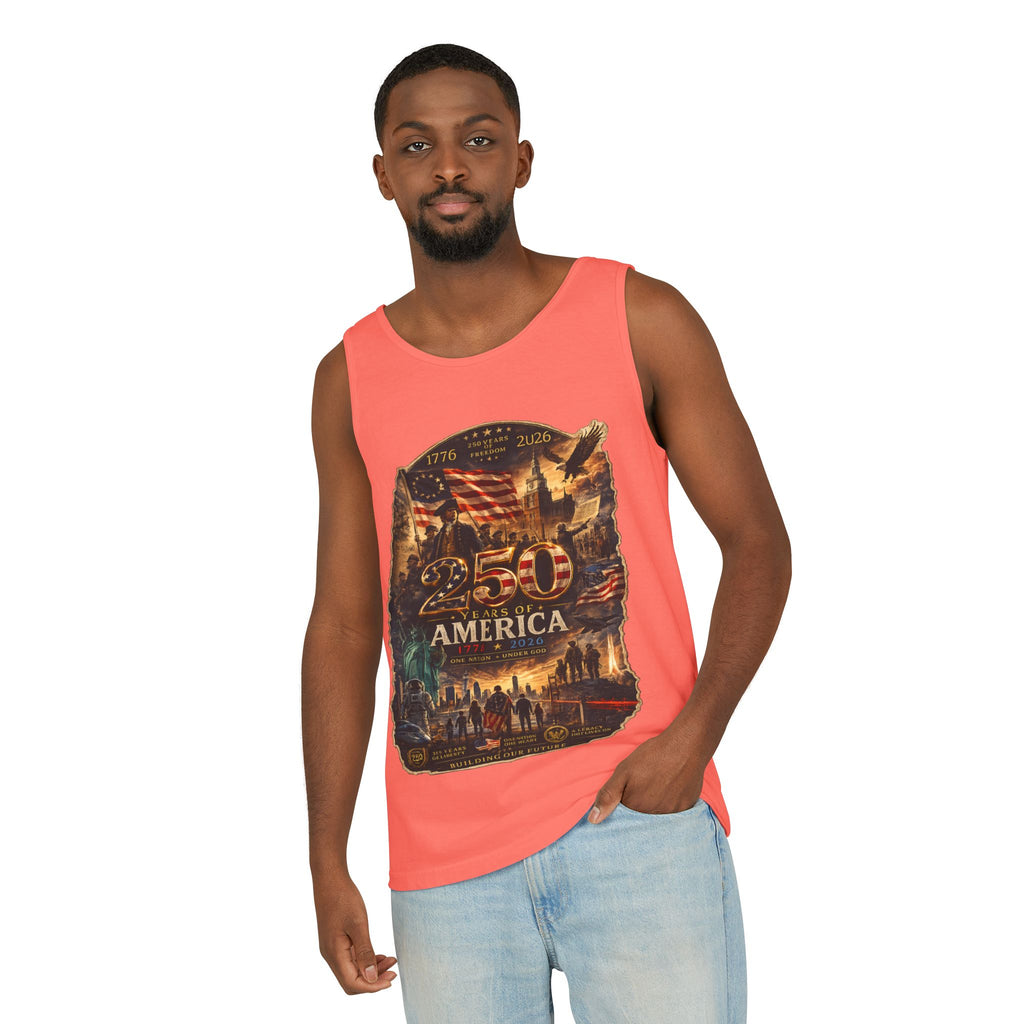 250 PREMIUM Unisex Garment-Dyed Tank Top