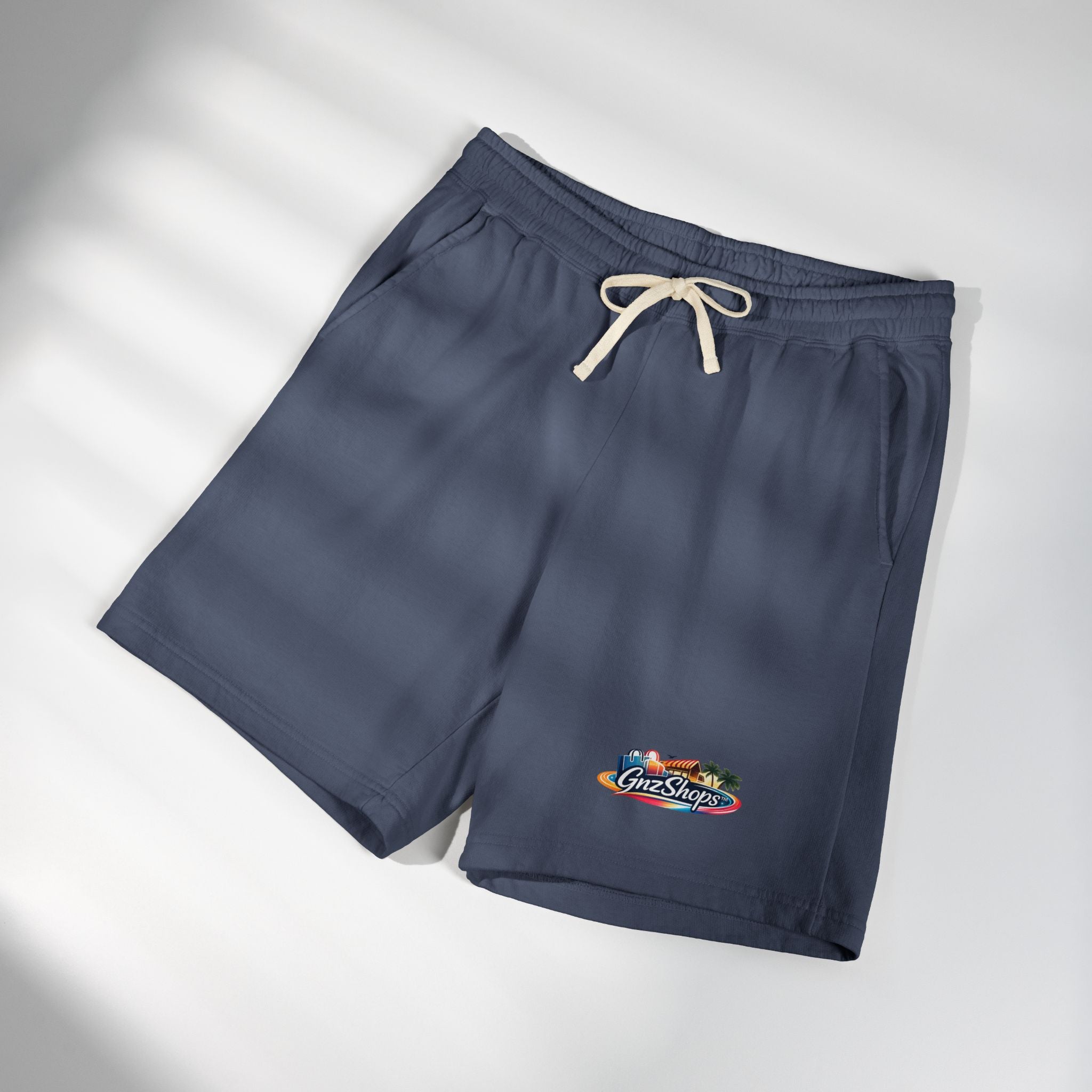 GNZ Unisex Garment-Dyed Lightweight Fleece Sweat Shorts