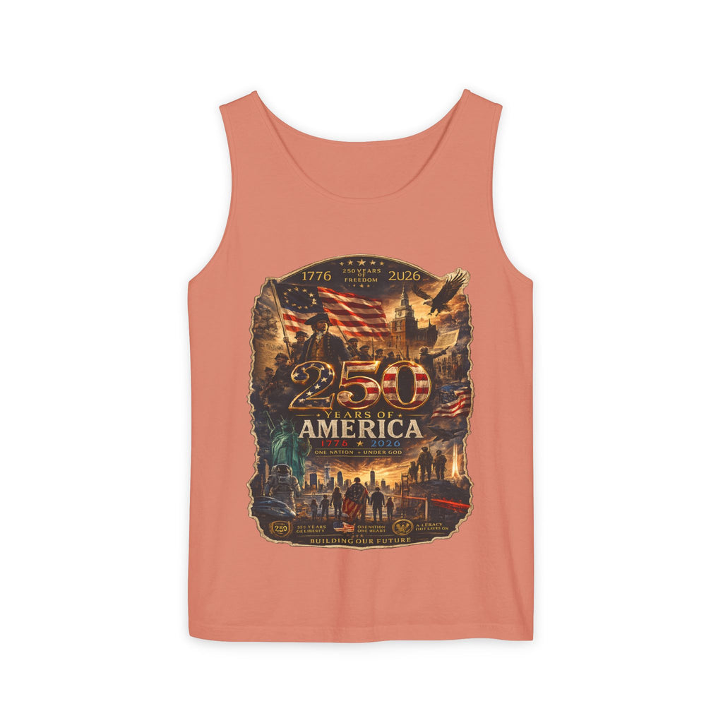 250 PREMIUM Unisex Garment-Dyed Tank Top