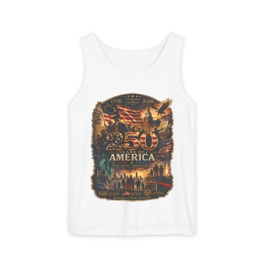 250 PREMIUM Unisex Garment-Dyed Tank Top