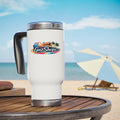 GNZ Stainless Steel Travel Mug with Handle, 14oz