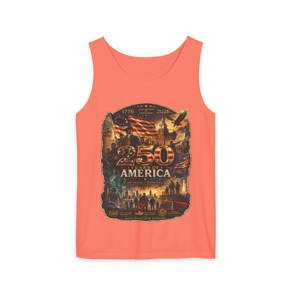 250 PREMIUM Unisex Garment-Dyed Tank Top